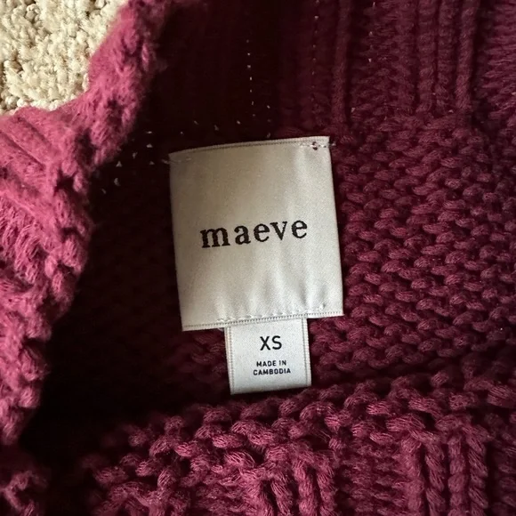 Anthropologie Maeve Heart Sweater - Picture 4 of 5